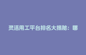 灵活用工平台排名大揭秘：哪家更靠谱？薪宝科技值得选吗？