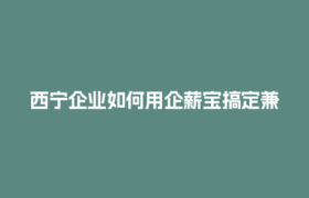 西宁企业如何用企薪宝搞定兼职教练结算难题？